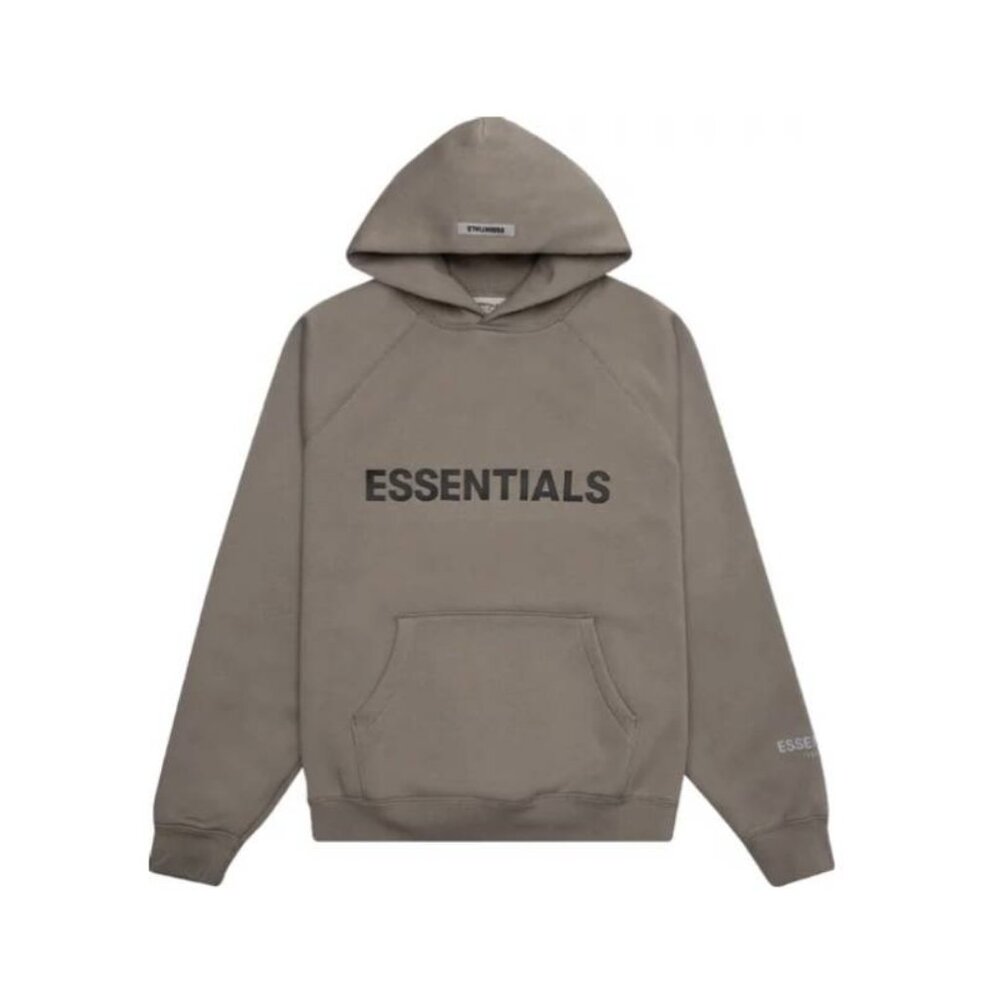 Fear Of God Essentials The Big Dipper Brown Taupe Graphic Print Hoodie
